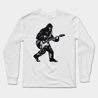 guitar bigfoot Long Sleeve T-Shirt